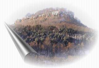 Festung Königstein im Winter